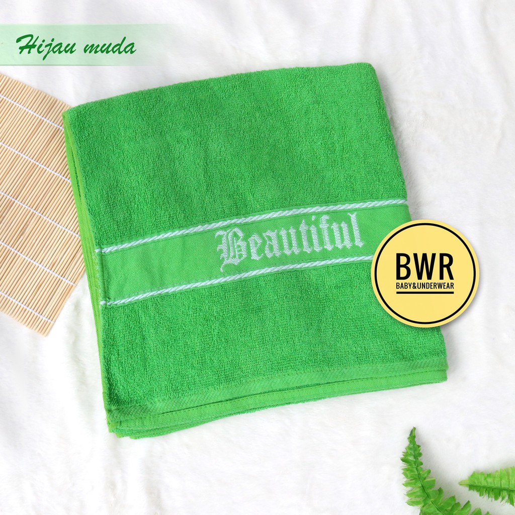 Handuk Mandi BEAUTIFUL 73x140 | Handuk Mandi Dewasa Katun Lembut - Bwr