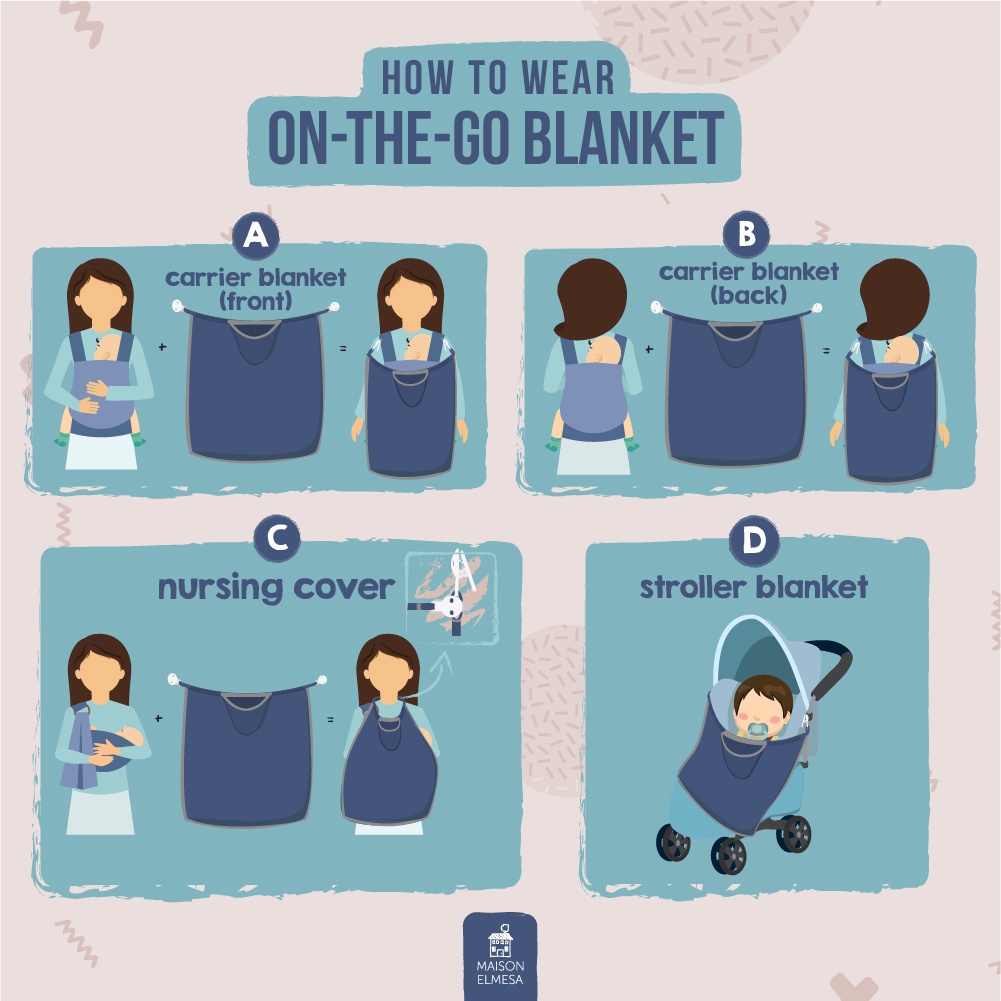 HANYA TAMBAH NAMA ON-THE-GO BLANKET &amp; CIRCLE BLANKET TANPA SELIMUT (CUSTOMIZED)