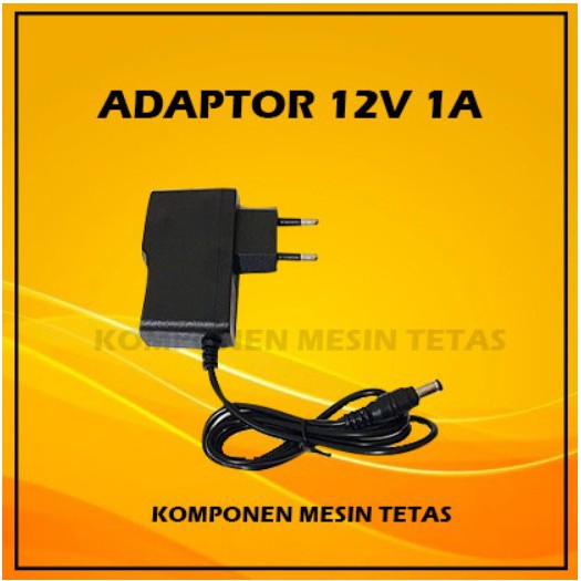 Adaptor 12 Volt 1Ampere untuk Komponen Mesin Tetas