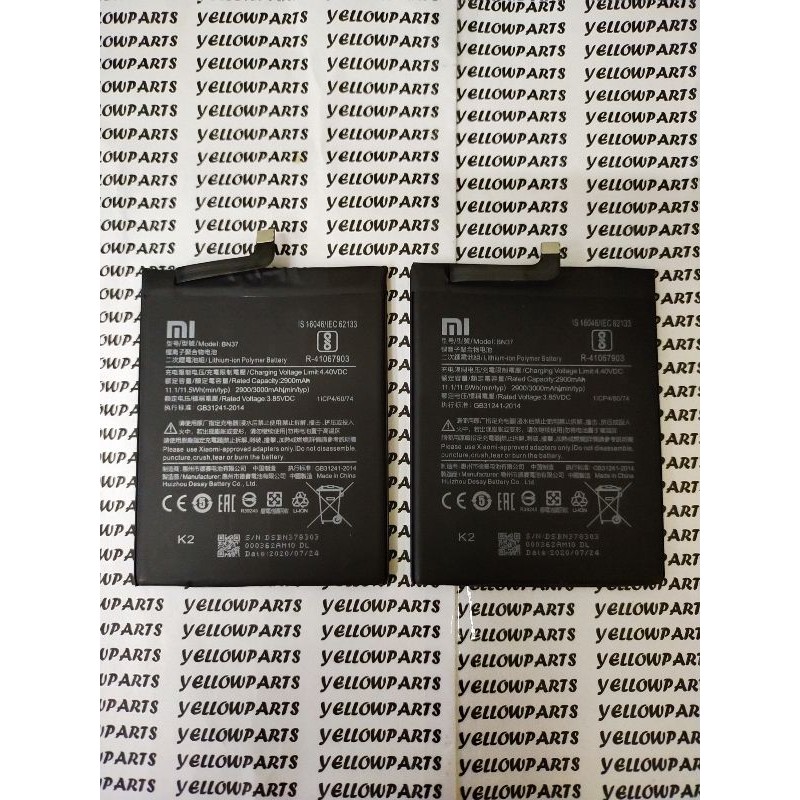 BAT BATTERY BATERE BATERAI XIAOMI REDMI 6A 6 BN37 ORI99