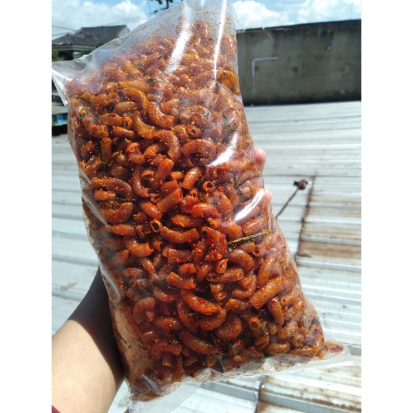 

MAKARONI JONTOR KECIL BUMBU CIKRUH PEDAS GURIH