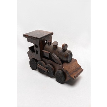 MINIATUR KERETA LOKOMOTIF KAYU UK S MINIATUR - PAJANGAN ugd khadijah
