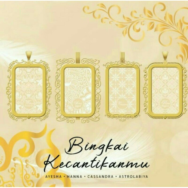 Bezel Emas Batik Antam 6gr untuk Batik 10gr