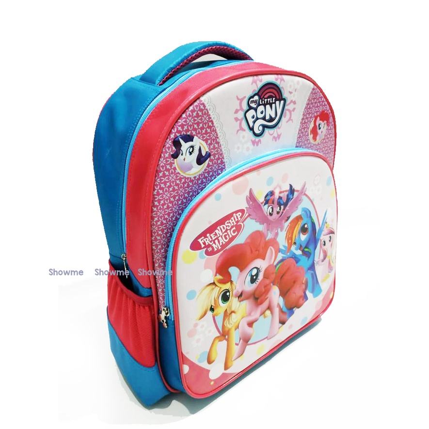 Showme Tas Ransel Anak Sekolah SD 15.5 inci (T40cm x P31cm x L12cm) Karakter MY LITTLE PONY