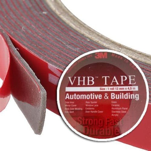 Isolasi Bolak Balik Double Tape 3M VHB 12 24 Merah Original Made in USA 12mm 24mm