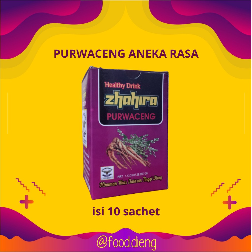 PURWACENG Aneka Rasa Purwoceng Bubuk Asli Dieng Isi 10 Saset
