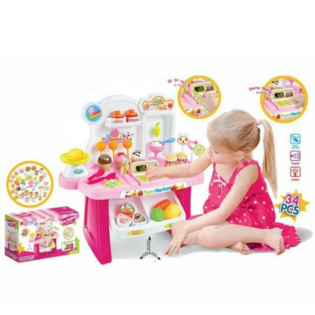 Mini Market Play Set Pink