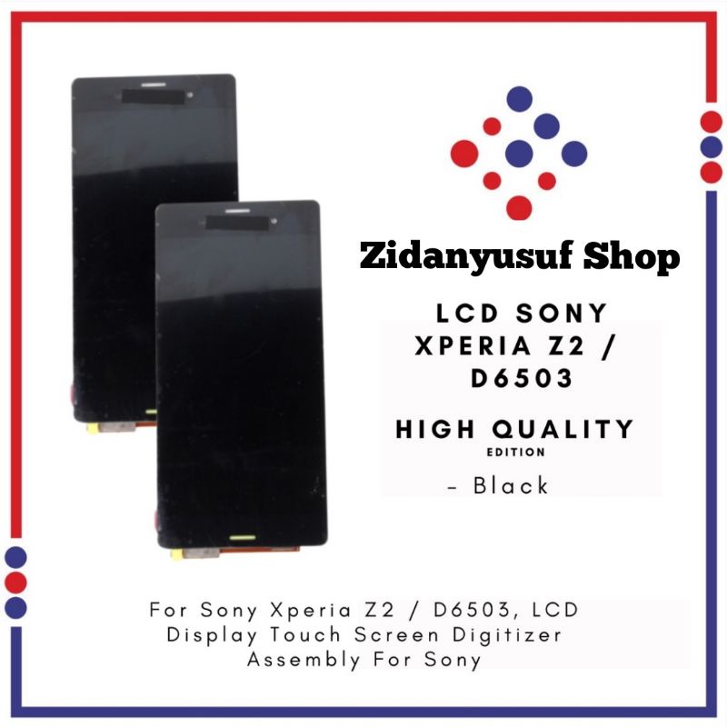 LCD TOUCHSCREEN SONY Z2 BIG D6503 D6502 FULLSET ORIGINAL