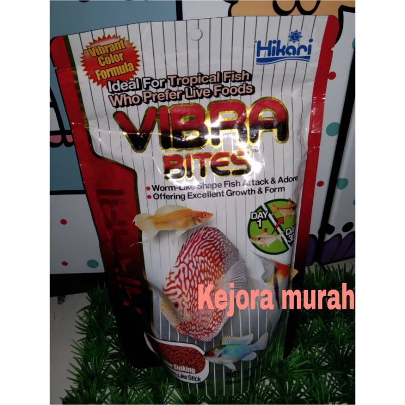 Pakan ikan louhan Hikari vebra bites 73 gram / Pelet louhan / makanan ikan hias