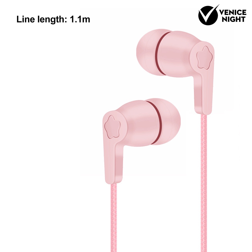 (VNEP) (Berkabel) L203 Headset Earphone Gaming In-ear Heavy Bass Stereo Kabel Jack 3.5mm Dengan Mic Untuk PC