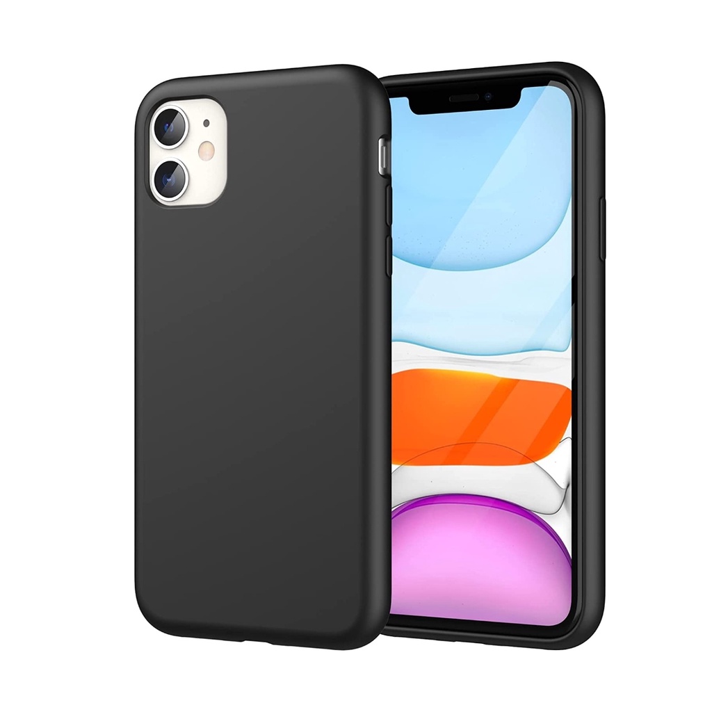 Liquid Silicone Case Xiaomi Redmi Note 12, 12Pro, 11, 11Pro, 10, 10s, 10Pro, 10 5G, 9, 9Pro, 8, 8Pro, 7 Silikon Casing Full Cover Body Screen Camera Protective, Shockproof, Slim Phone TPU Anti Scratch Soft Microfiber Lining Black Hitam Tipis 2022 s 4G NFC