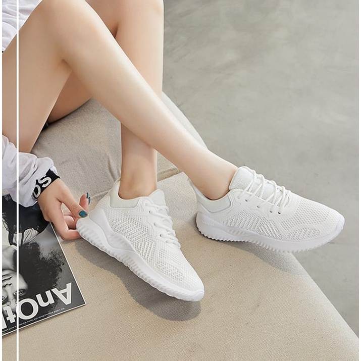 CUCI GUDANG Shoegallery &quot;LS&quot; LV0160  Sepatu Sneakers Wanita import Sepatu Sport Fashion Line