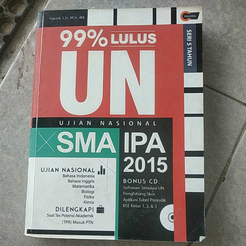 

Buku UJIAN NASIONAL SMA/IPA 2015 Seri 5 Tahun