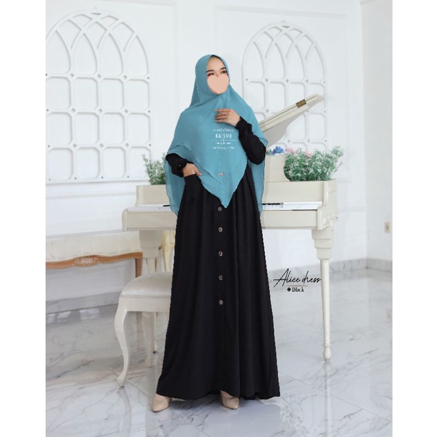 Alice Dress Black Size XL by House Of Kaisya