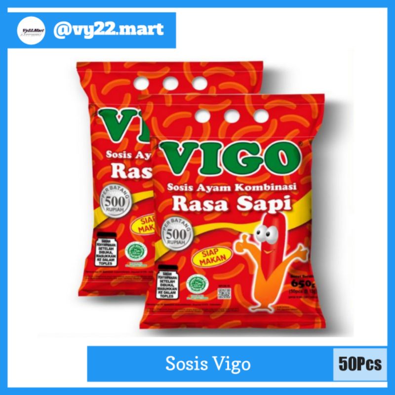 

VIGO Sosis Ayam Kombinasi Rasa Sapi Siap Makan (Exp Sept 2024)