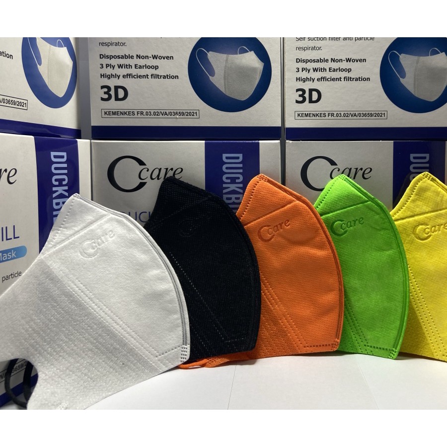 Masker Duckbill C care 50 pcs