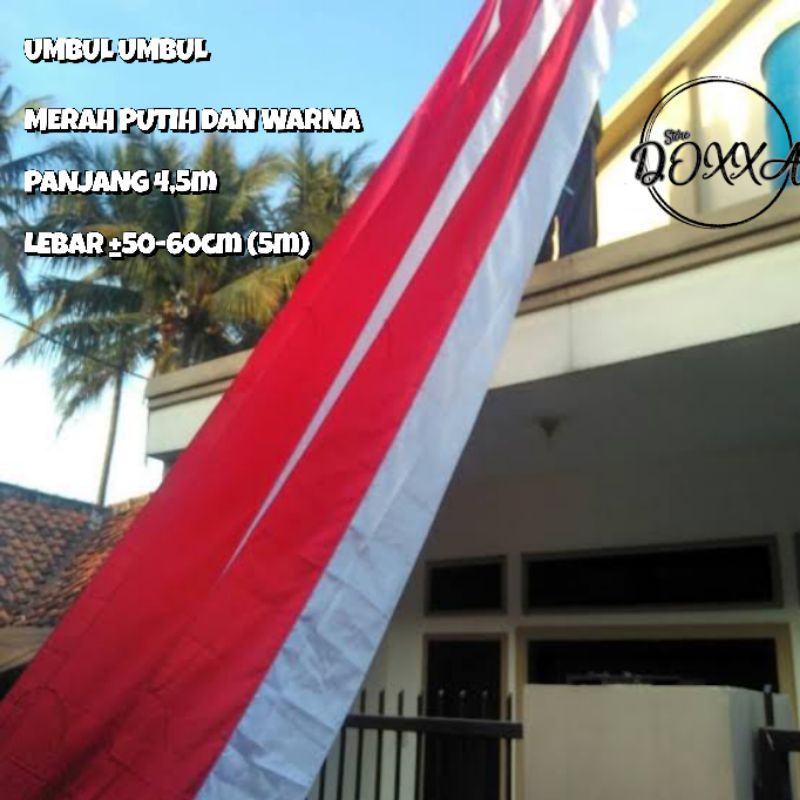 Bendera Indonesia Umbul Umbul Merah Putih 5meter
