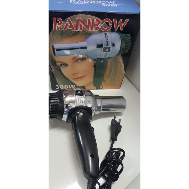 ♢ Hairdyer Rambut Rainbow 300W Alat Pengering Rambut Ori dan Hairdrayer ✈