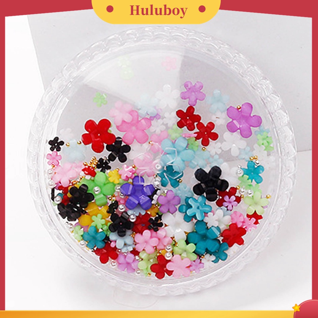 Huluboy Huluboy♡ Ornamen Bunga 3D Bahan Resin Untuk Dekorasi Nail Art
