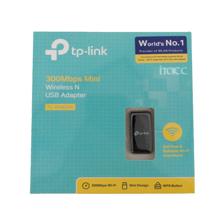 TP-LINK TL-WN823N Mini Wireless N USB Adapter Up to 300 Mbps