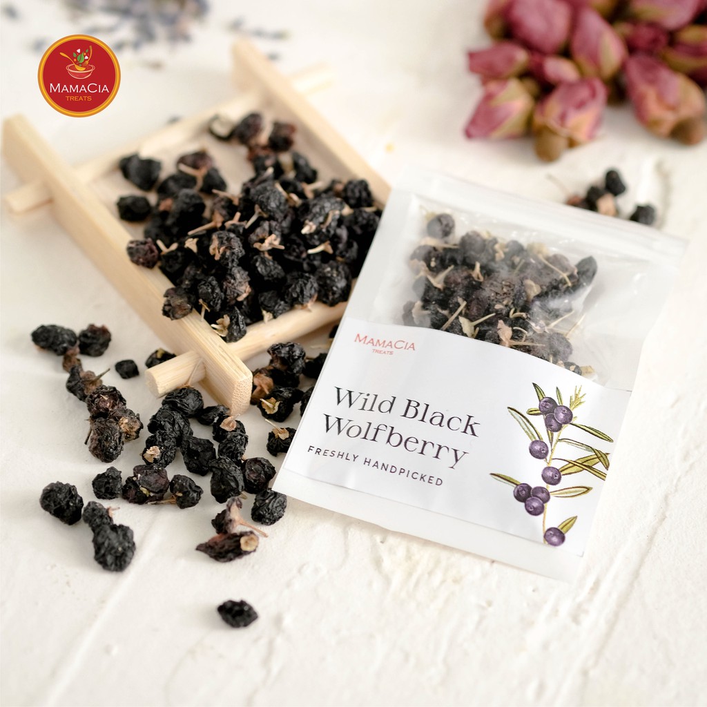 

Mamacia Treats Teh Bunga Wild Black Wolfberry Flower Tea 250 - 1000 Gram