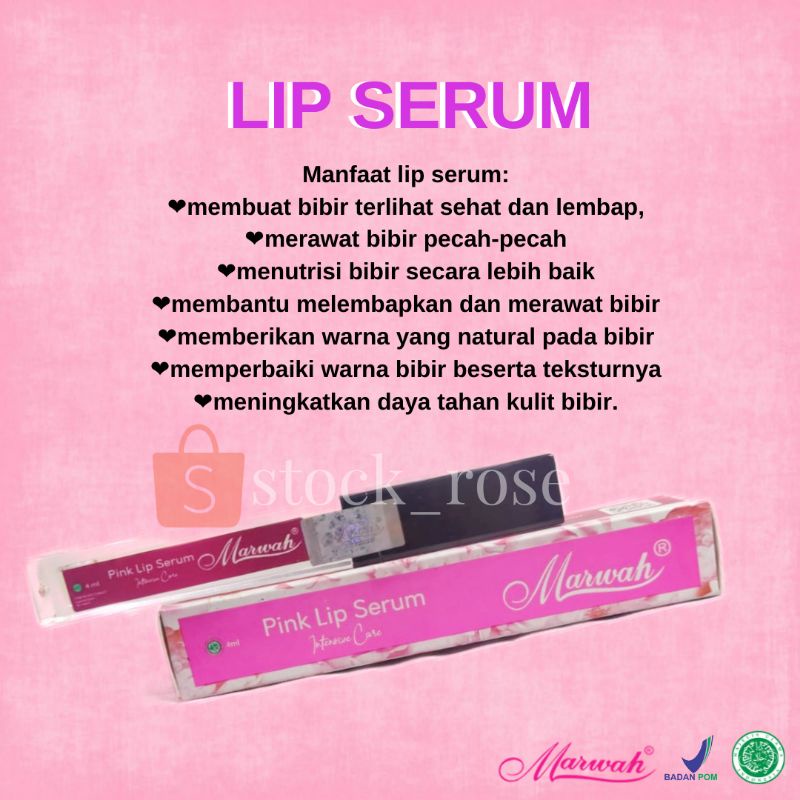 Lip serum/ LipGloss/ Serum Bibir/ Pelembab Bibir