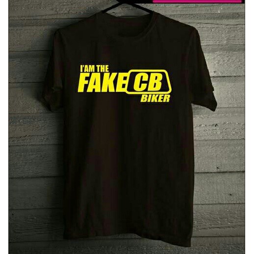 kaos distro motor fake cb / kaos baju motor fake cb