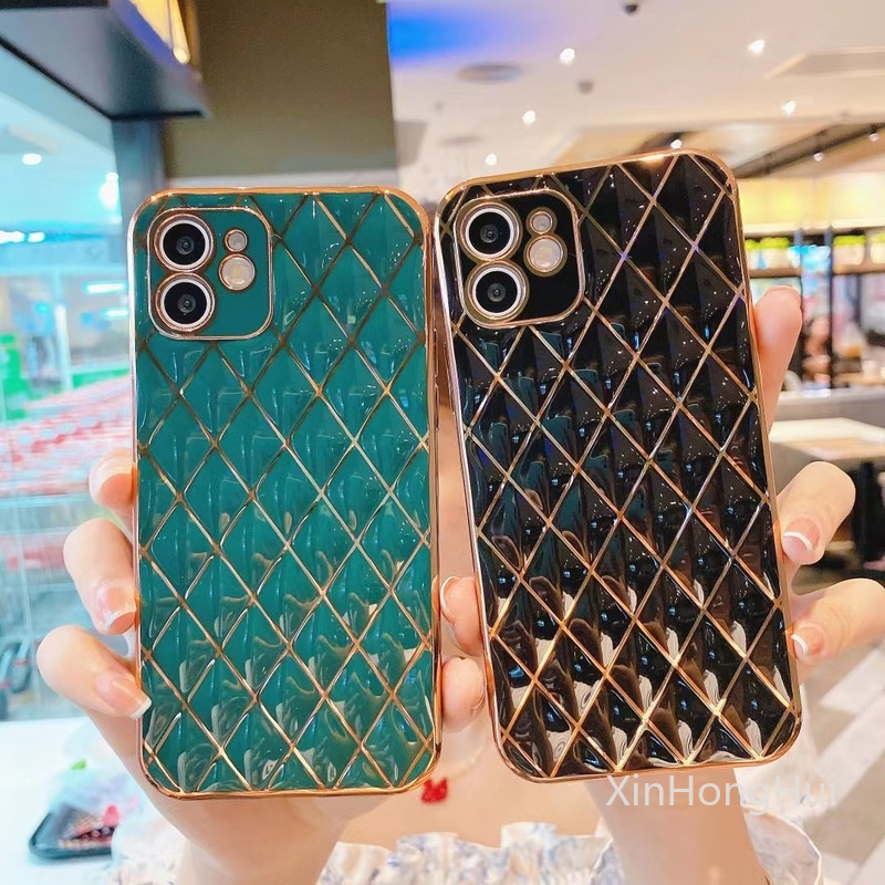 Soft Shell Bergaris Berkualitas Tinggi Cocok Untuk Iphone 7 8 Plus X Xs 11 12 Pro MAX Cakupan Penuh Penutup Pelindung Anti Jatuh