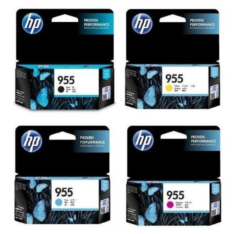 Catridge HP 955 Reguler Black/Cyan/Magenta/Yellow for officejet 7720 7740 8210 ORIGINAL