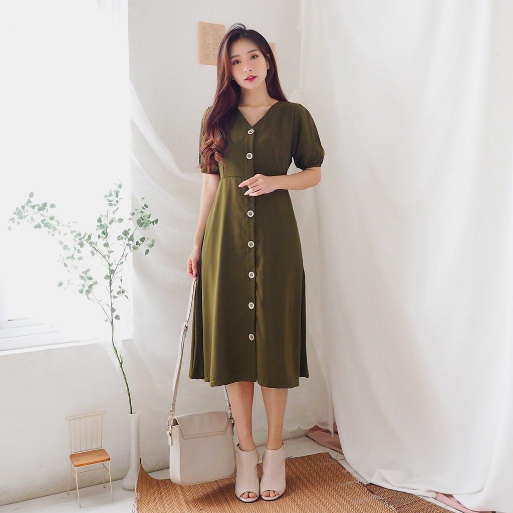 DRESS RENATA / PAKAIAN WANITA / DRESS WANITA