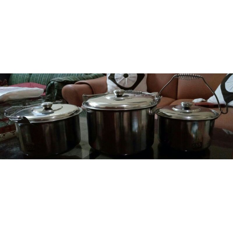 Panci set "555" stainless steel