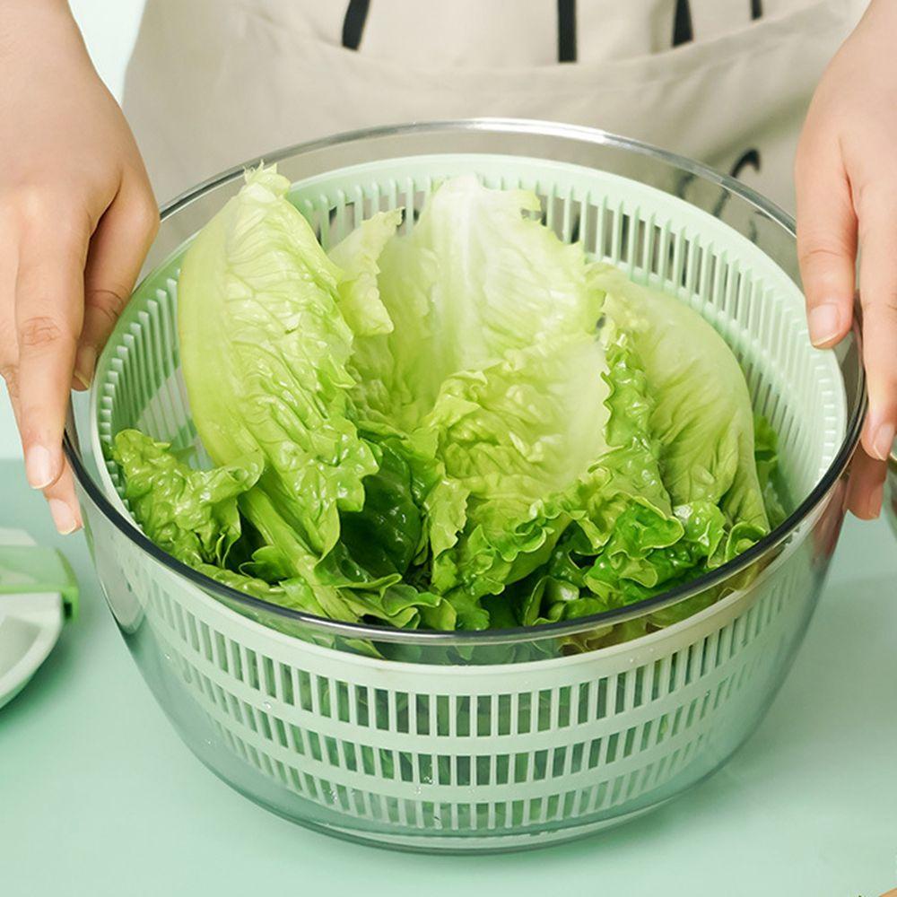 Rebuy Salad Spinner Kapasitas Besar Shake Greens Washer Cuci Rumah Tangga Sayuran Buah Salad Dehydrator