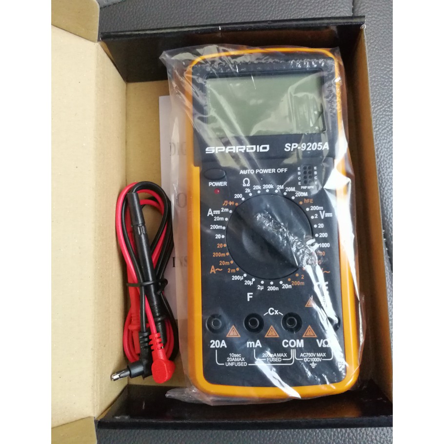 Multimeter Multitester Tester Merk Spardio Ukuran Besar