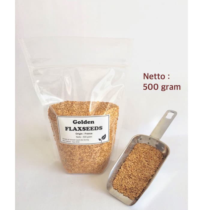 

Golden Flaxseed 500 gram (Flax Seed / Flaxseeds)