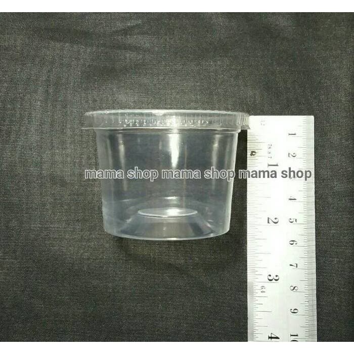 Cup Puding Jeli Saos Gelas Plastik Kecil Untuk Puding Tanpa Tutup