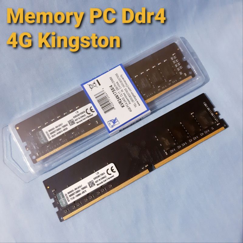 KINGSTON LONGDIMM DDR4 4GB PC 21300/2666 MHz 1.2V - MEMORY PC DDR4 4GB KINGSTON