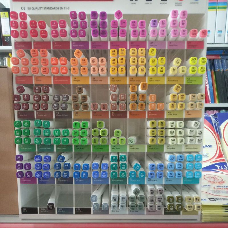 

Spidol Deli Dual Tip Marker all variant satuan