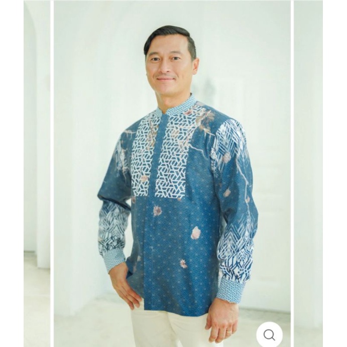 Amran Shirt Koko Dewasa Ayah Benang Jarum Raya Serenity of Buttonscarves BS