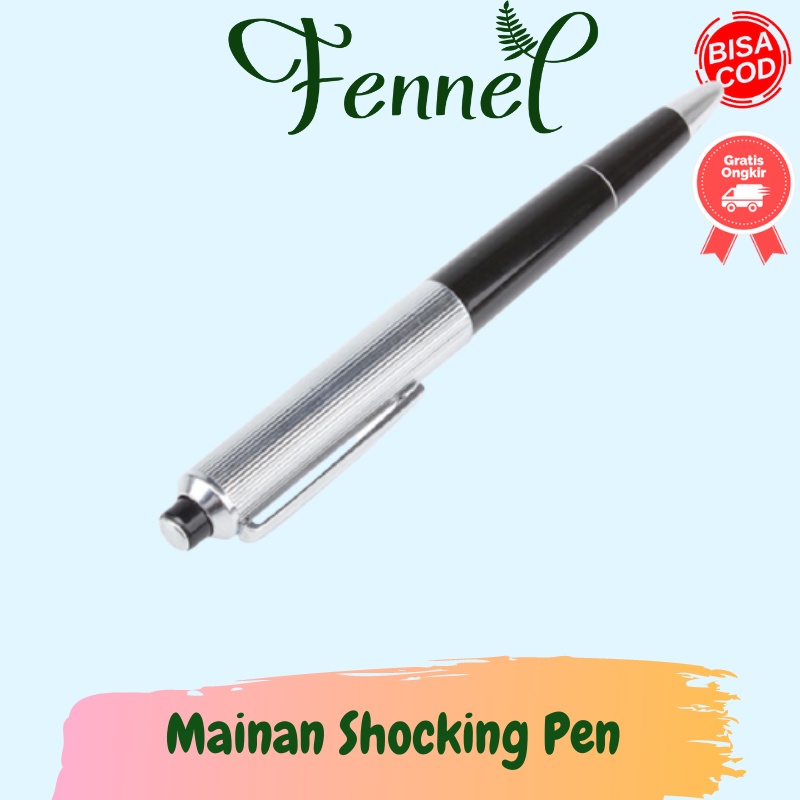 Mainan Prank Setrum Pena Pulpen Palsu Shocking Pen PN021