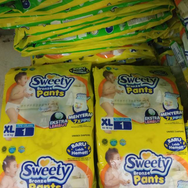 Renceng / Popok Bayi Sweety XL isi 6 Pcs / Diapers