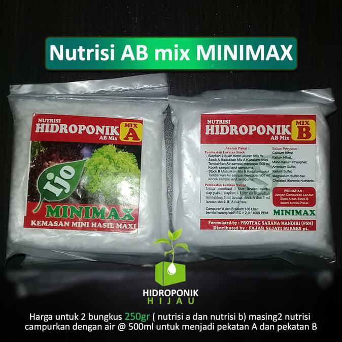 SPECIAL Nutrisi Hidroponik AB Mix Minimax
