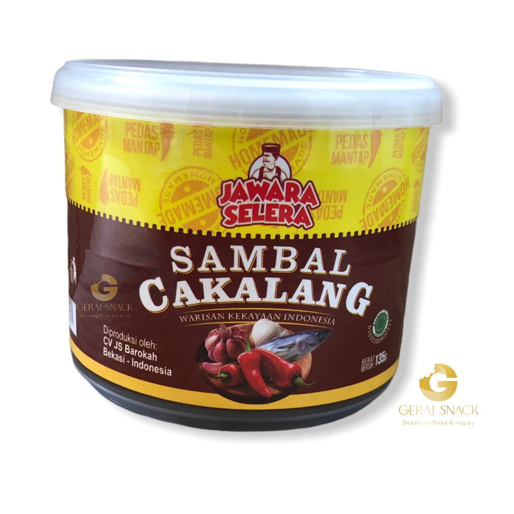 Sambal Cakalang Home Made Jawara Selera Halal Terdaftar (135gr)