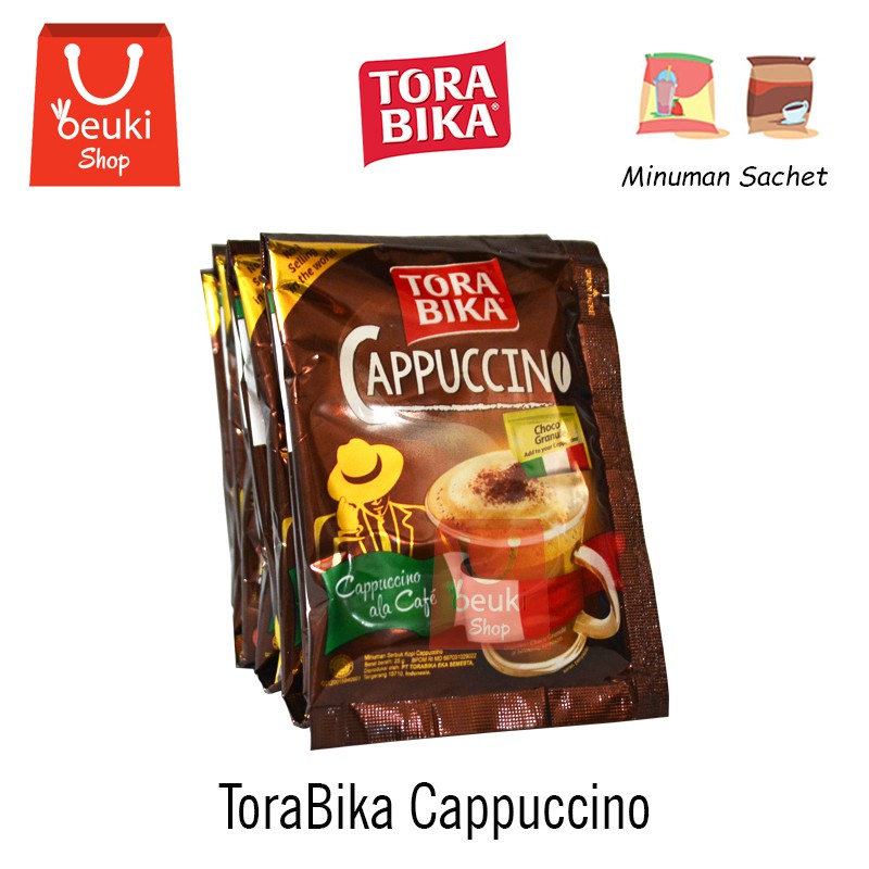 

Tora Bika Cappuccino Ala Cafe Kopi Dengan Choco Granule - 10pcs x 25gr