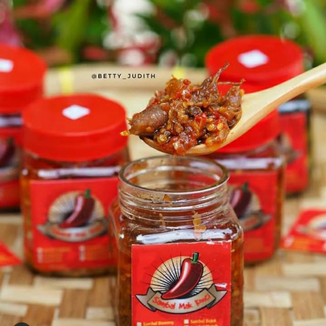 

Sambal Cumi Baby / Sambel Cumi Baby Mak Konci Khas Lampung 200gr