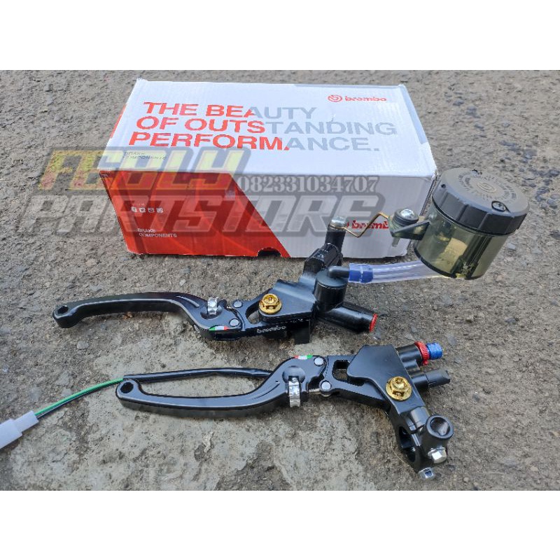 MASTER REM BREMBO CORSA CORTA MASTER REM BREMBO RADIAL 14MM SET HANDLR KOPLING BREMBO CB GL MEGAPRO 