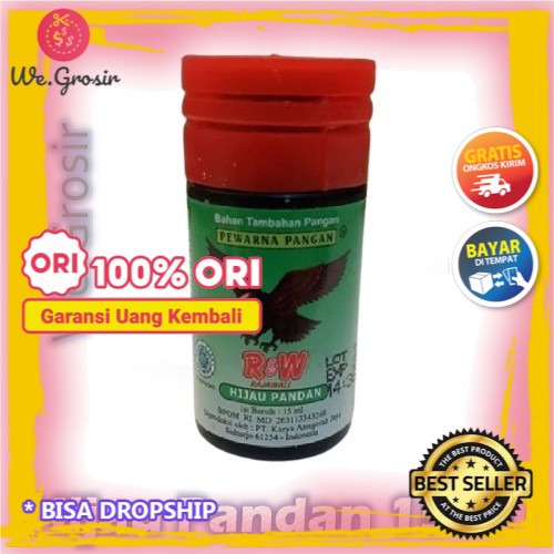 

Pewarna Makanan Rajawali 15 ml - Hijau Pandan