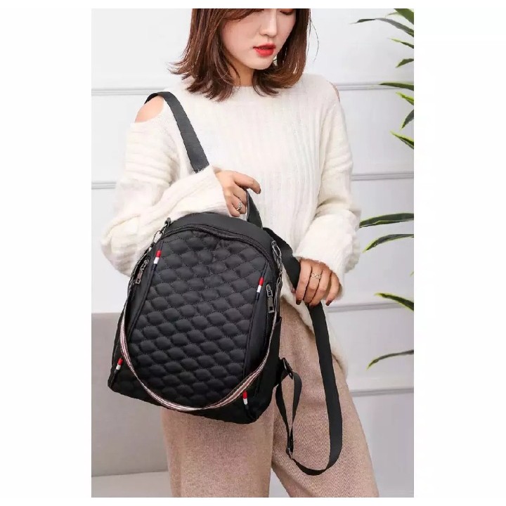 Tas ransel wanita /tas ransel bisa slempang / tas ransel korea terbaru /tas sekolah / RAZITA LOVE