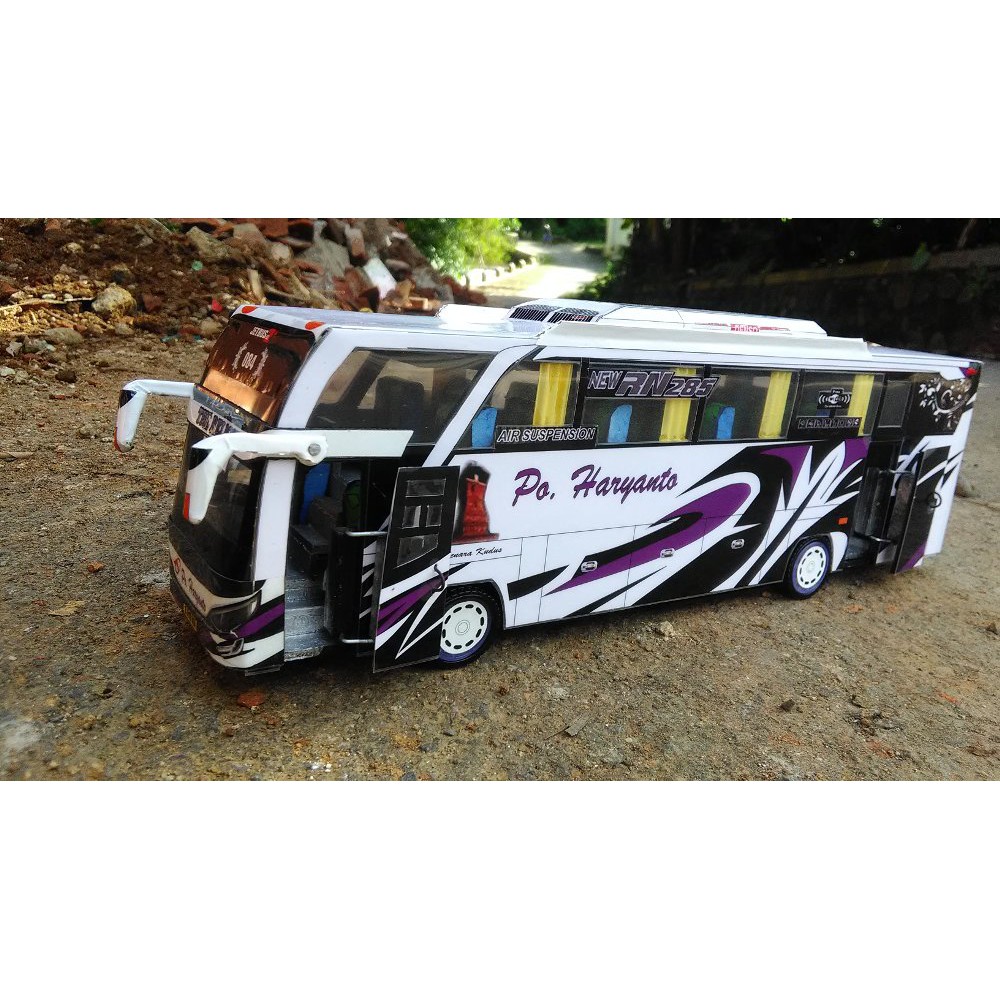 Miniatur Bus RC Bisa Jalan Po Haryanto The Religy | Miniatur Bis Remot Kontrol | Miniatur Bus Indo