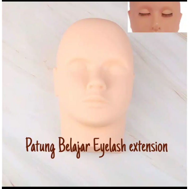 PAKET BELAJAR EYELASH / HEAD MANNEQUIN / PATUNG KEPALA