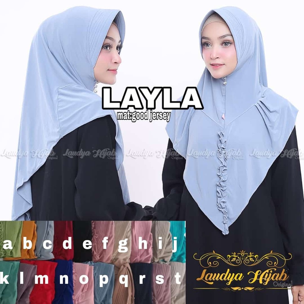 PROMO HIJAB /HIJAB MURAH / HIJAB LAYLA/jersey super